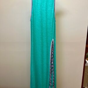 Pitusa Tassel Slit Dress Mint
